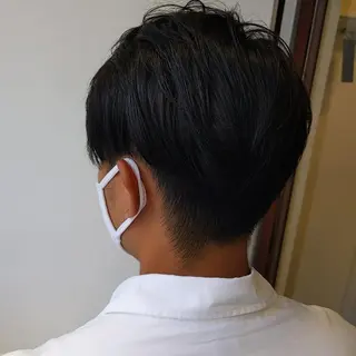 ショート カラー メンズ 髪質改善＆白髪ぼかし カラー♡店長みやけ♡のヘアスタイル