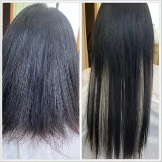 ミディアム エクステブリーチ矯正 griFFicaのヘアスタイル