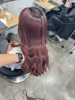 ロング カラー ベージュカラー💖 やすひろのヘアスタイル