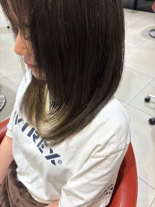 セミロング LUCIDO STYLE reMix所属・レディースパーマ/ 谷澤佑貴のヘアスタイル