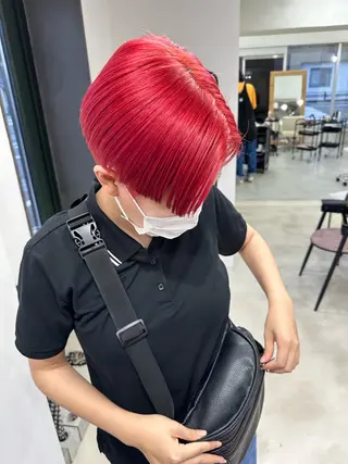 ショート カラー さあや 【透け感/艶感】のヘアスタイル