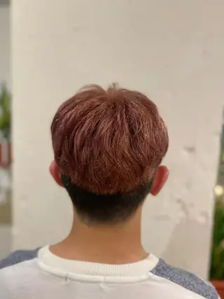 ショート カラー ヘアアレンジ 安澤 彩奈のヘアスタイル