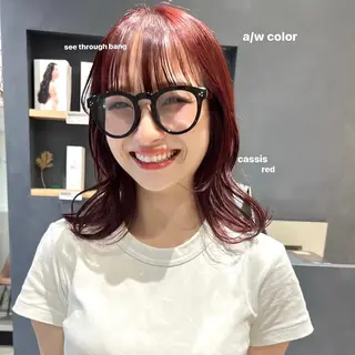 ミディアム AI TOKYO　S所属・mizuki 【韓国レイヤー】のヘアスタイル