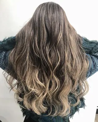 ロング 🌟髪質改善ケアカラ ー美髪縮毛矯正y🌟のヘアスタイル