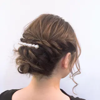 ミディアム ヘアアレンジ Monica-札幌美髪専門美容室-所属・塩崎 春香のヘアスタイル