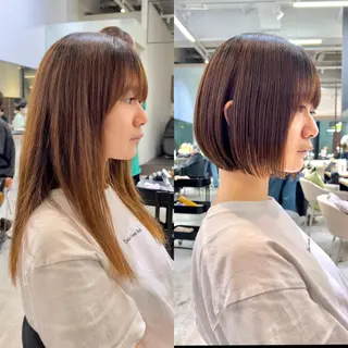 ショート 🌈銀座、ボブ ショート🌈にっしーのヘアスタイル