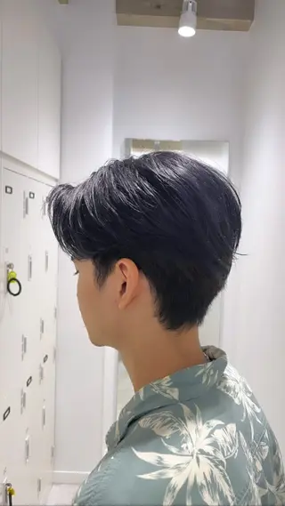 カラー メンズ 森龍馬 メンズ専門美容師のヘアスタイル