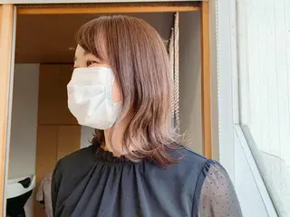 ミディアム カラー タカハシ ハヤトのヘアスタイル