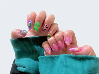 ネイル OKIKA所属・【OKIKA】 らん🦖🌈🧡のマツエク・マツパデザイン