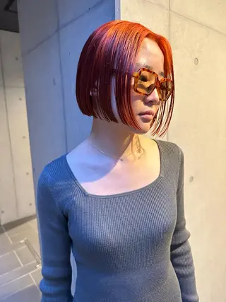 ショート カラー 似合わせウルフ/ レイヤー/山本祐輔のヘアスタイル