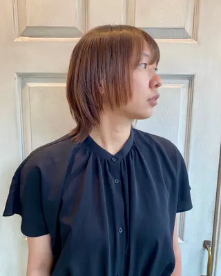 ミディアム 千 田のヘアスタイル