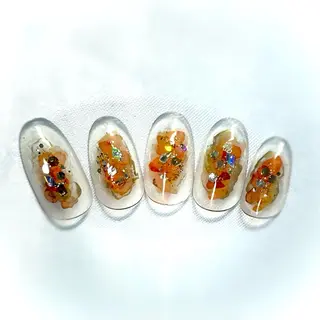 ネイル Nail salon Cielel⟡Ayaのネイルデザイン