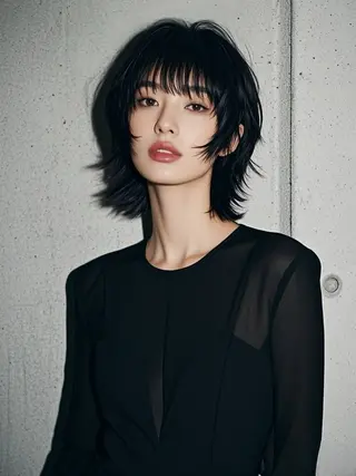 ショート ウルフカット 811 大阪梅田 ウルフのヘアスタイル