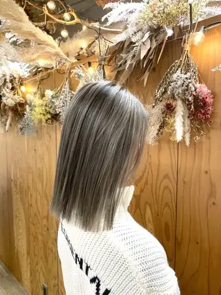 ミディアム カラー ︎🤎デザインカラー kayanoのヘアスタイル