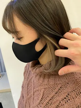 ミディアム カラー 上村 良一のヘアスタイル