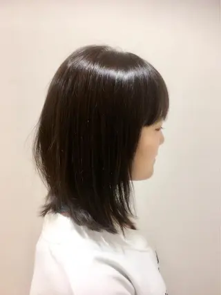 ミディアム カラー 永井 大希のヘアスタイル
