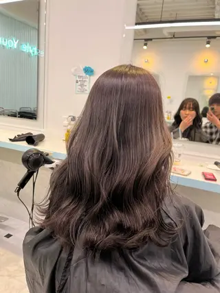 セミロング ケアブリーチ🌟 ♢WATARU♢のヘアスタイル