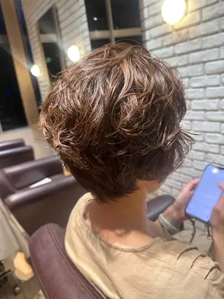 ショート Ley所属・松浦 麻衣のヘアスタイル