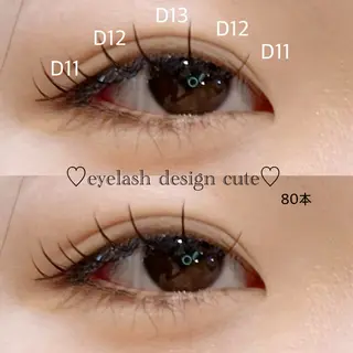 マツエク・マツパ AXSIA EYELASHのマツエク・マツパデザイン