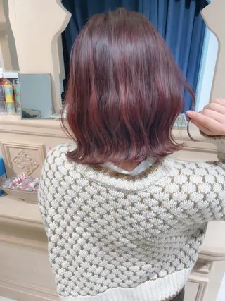 ミディアム カラー 美髪/カラー 美容院🌈渡辺隼也のヘアスタイル