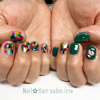 ネイル Hair salon Irie所属・與儀 知佳のネイルデザイン
