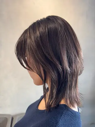 ミディアム カラー 清水 洋孝のヘアスタイル