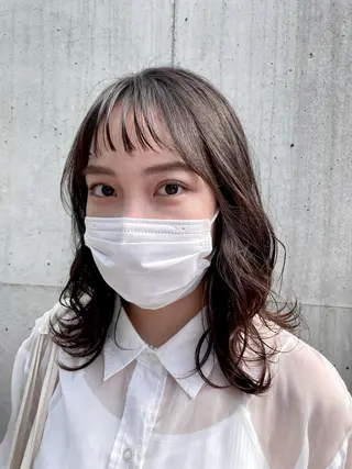 ロング カラー パーマ 海外レイヤー 🇺🇸/ヒナコのヘアスタイル