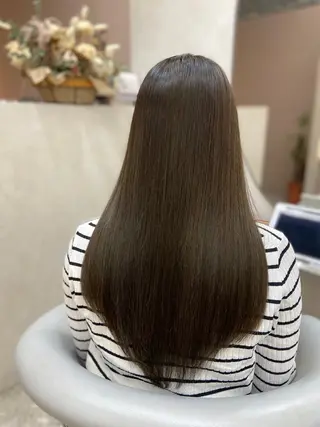 ロング カラー 新宿/韓国ヘア 中明度カラー/かやのヘアスタイル