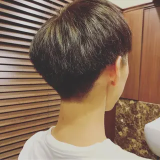 ショート カラー メンズ ヒロ銀座 バーバーショップ神楽坂所属・ひらお あおとのヘアスタイル