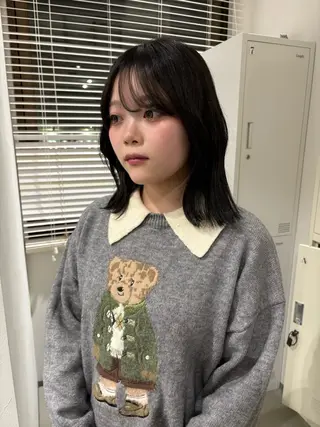 ミディアム カラー くすみカラー/ ora🪡🤎のヘアスタイル