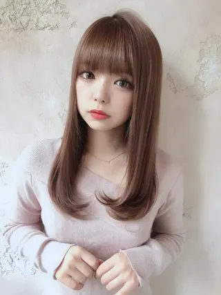 ミディアム 代表山口ひな 髪質改善のプロのヘアスタイル