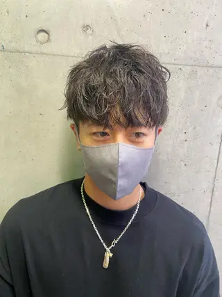 ショート パーマ メンズ Mirai 🧸のヘアスタイル