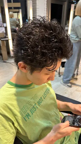 パーマ メンズ Yamato/ 韓国ヘア/栄のヘアスタイル