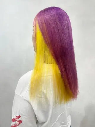 ロング カラー 🦋レイヤーカット ミドリカワ🦋のヘアスタイル