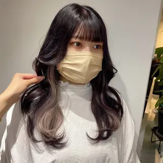 ロング HAIR SALON M Fe's所属・透明感カラー/レイヤ ー/小谷野真緒のヘアスタイル