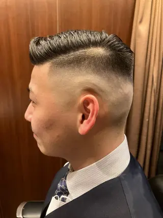 ショート BroTokyo Barbershop 銀座店所属・大河 たいがのヘアスタイル