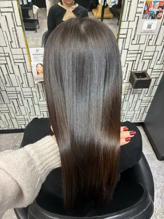 ロング 北村 理奈のヘアスタイル