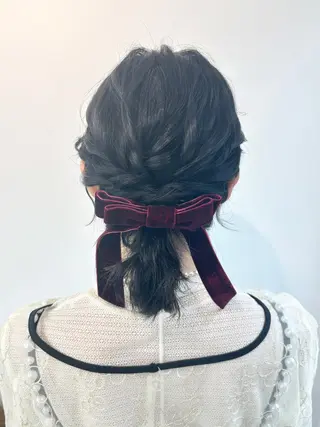 ミディアム ハイトーンカラー 🦋yuri🦋のヘアスタイル