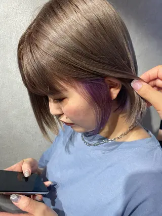 カラー 韓国×髪質改善カラー 💎hinaのヘアスタイル