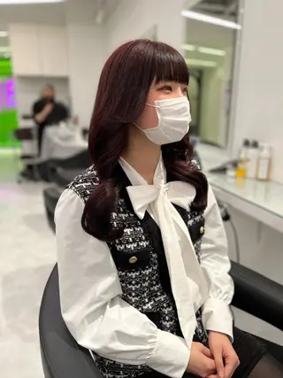 カラー ブリーチなし透明感 💗RYOTAのヘアスタイル