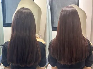 ロング カラー TELAHAIR岡野 春奈のヘアスタイル