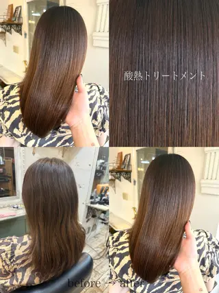 セミロング 【azure横浜】 🧸misaki🌸のヘアスタイル