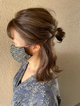 ミディアム カラー サダハルカ ｜chouetteのヘアスタイル