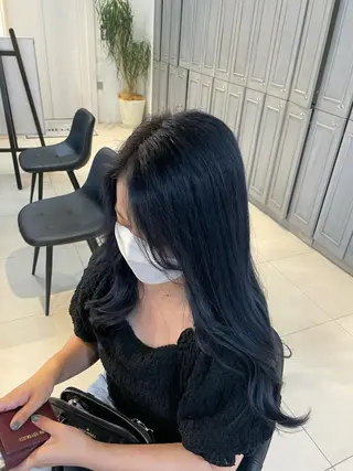 ロング カラー 韓国ヘア🇰🇷🎀 みきのヘアスタイル