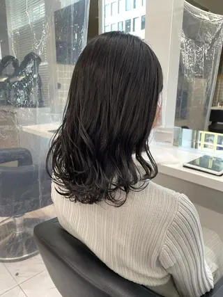 セミロング 【美容室が苦手な方 専問美容室】MIHOのヘアスタイル