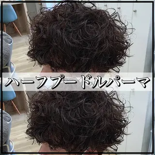 ミディアム ファミールヘア所属・メンズパーマ波巻き 🌳大森悠登🌳のヘアスタイル