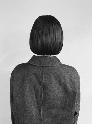 ショート カラー ボブパーマコテ巻き風 パーマNo1深江秀平のヘアスタイル