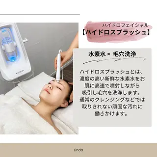 アイラッシュ&エステサロンLinda西宮所属・小顔&毛穴・肌質改善 LINDA西宮 AIのエステ・リラクイメージ