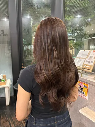 ロング カラー MINNANO所属・⚪️マナエ⚪️ ／学芸大学のヘアスタイル