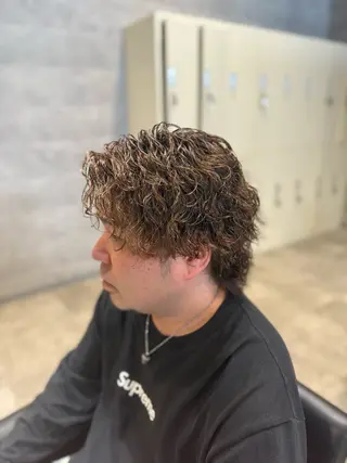 ショート パーマ _WHITE鳳店所属・_WHITE /藤田唯生のヘアスタイル